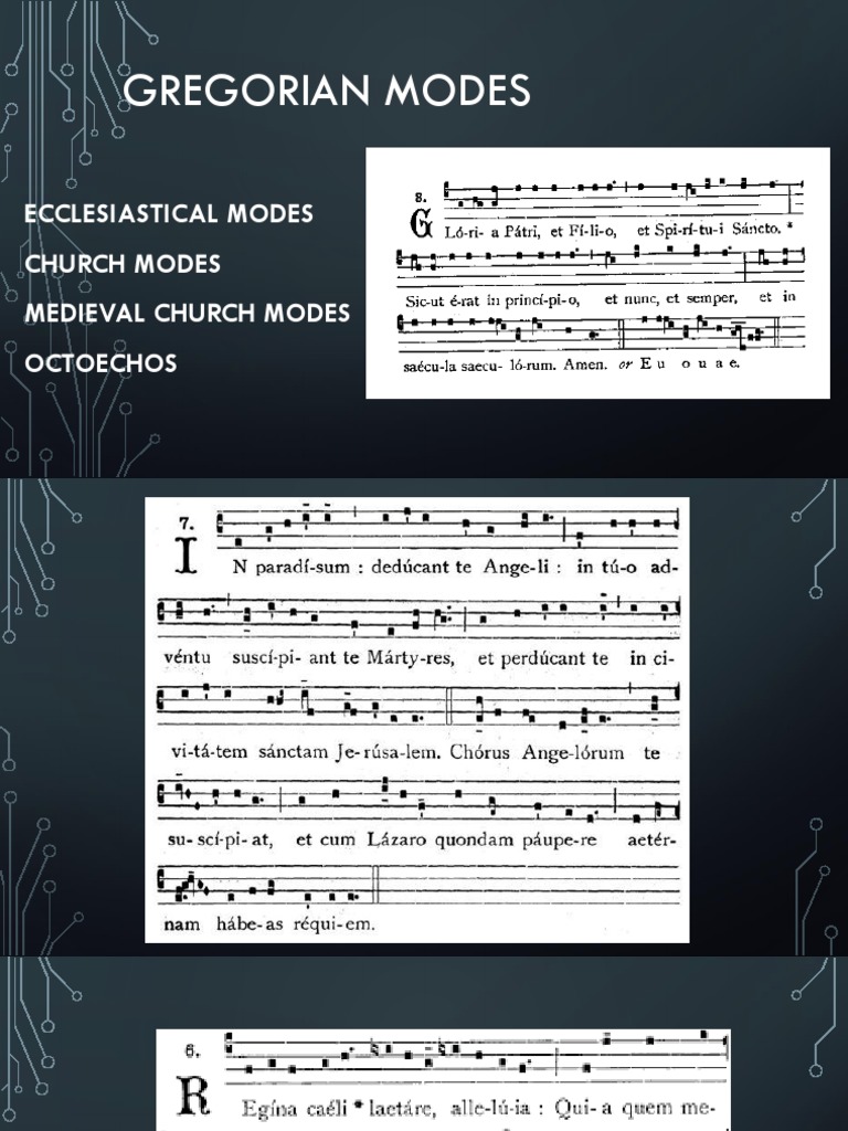 Gregorian Modes PDF Mode (Music) Musical Scales