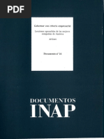 Documentos Inap, Nº 16gobernar Con Criterio Empresarial