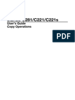 Bizhub C281/C221/C221s: User's Guide Copy Operations