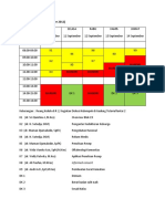 Minggu I-VI Jadwal Kuliah Kedokteran Keluarga