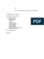 Procesos de Manufactura Especiales de Empresas Regionales