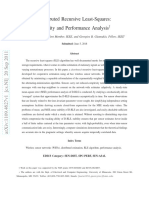 Distributed Recursive Least-Squares: Stability and Performance Analysis