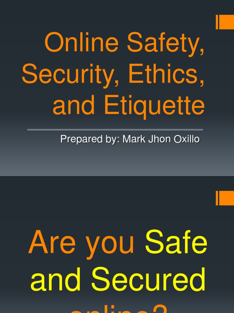 Online Safety and Security Guidelines | PDF | Malware | Security ...