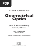 Field Guide To Geometrical Optics