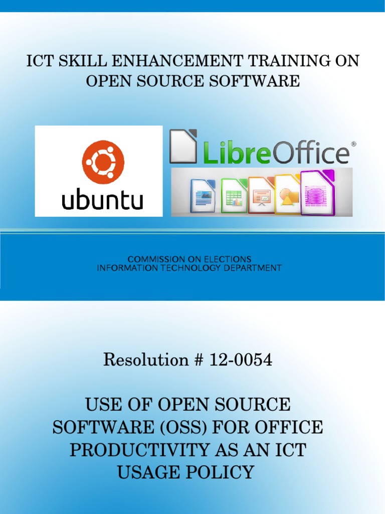 Ubuntu and LibreOffice Overview | PDF | Ubuntu (Operating System ...