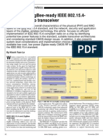 Designing A Zigbee-Ready Ieee 802.15.4-Compliant Radio Transceiver