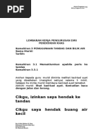 Lembaran Kerja Adab dan Akhlak Pendidikan Islam PPKI KSSR 