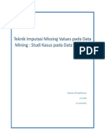 Teknik Imputasi Missing Valuespada Data Mining