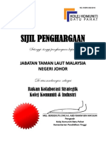 sijil penghargaan JTLM