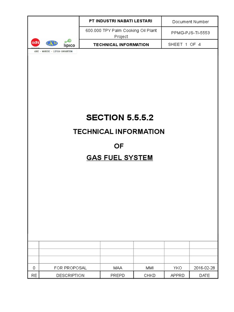 5 5 5 3 Technical Information of Gas Fuel System PDF Natural Gas