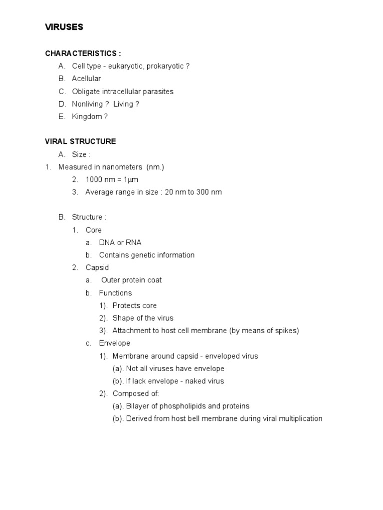 Viruses | PDF | Virus | Bacteriophage