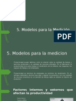 Modelos para La Medicion