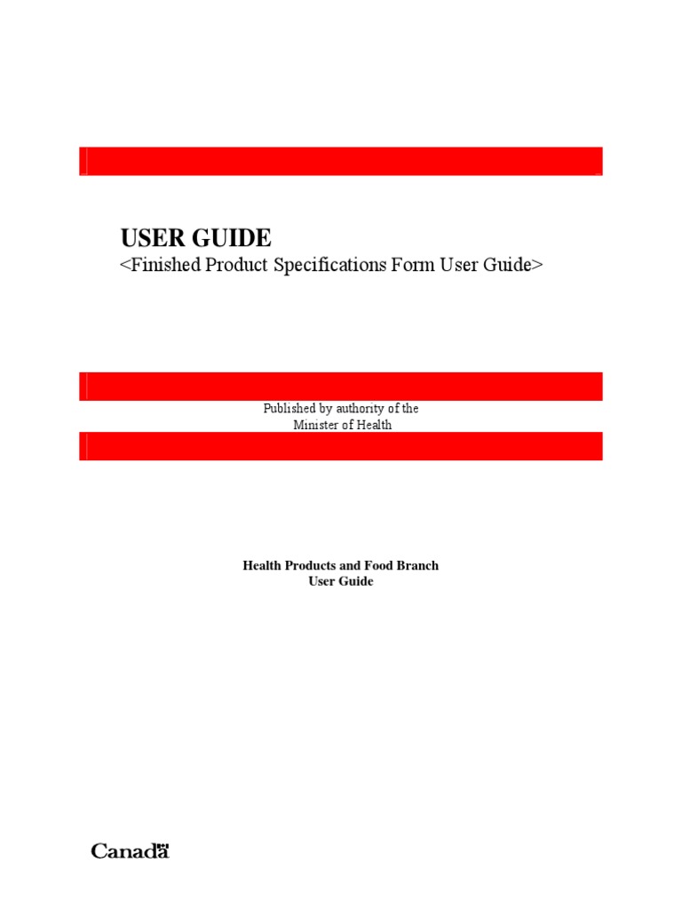 Finished Product Specifications Guide | PDF | Assay | Specification ...