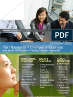 The Influence of IT Changes On Business: CIO Summit 2012