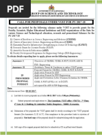 Vision Group On Science and Technology Call For Proposals Under VGST For Fy 2017-18