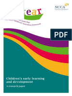 Children's Early Learning and Development: A Research Paper