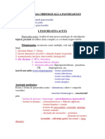 Patologia Chirurgicalǎ a Pancreasului i. Pancreatita Acutǎ