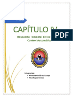 Respuesta Temporal de Los Sistemas de Control Automático