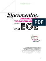 Documentos Para La Organizacic3b3n y Funcionamiento de Los Eoe