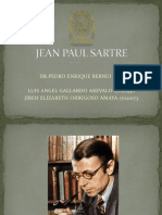 Jean-Paul Sartre, pensador existencialista