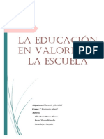 Educación en Valores