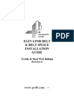 Elevator Belt and Splice Installation Guide