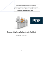 Leadership in Sectorul Public - Modul I PDF