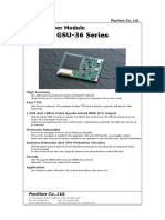 GSU-36 Series: GPS Receiver Module