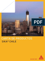 Carta de Productos Sika PDF