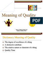 ASSQC - 1 & 2-Meaning of Quality With Notes & Quality Related Terms and Definitions