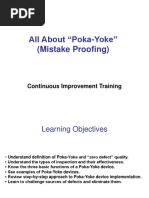 All About "Poka-Yoke" (Mistake Proofing) : Continuous Improvement Training