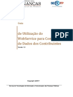Guia de Utilização Do WebService - Consulta de Dados Dos Contribuintes