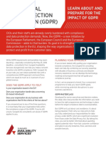 Sungardas the General Data Protection Regulation Gdpr Flyer