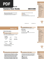 User Manual for Camera