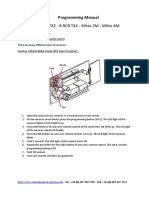 BFT B RCB Tx2 - B RCB Tx4 - Mitto 2M - Mitto 4M: Programming Manual