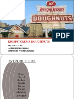 Krispy Kreme Doughnuts: Presented By: ADITI SHRMA (E096001) HIMANSHU VERMA (E096018)