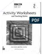 Top notch TV 2 Activity Worksheets and teaching notes