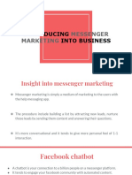Introducing Messenger Marketing Into Business
