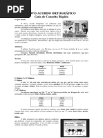 Novo Acordo Ortográfico Regras