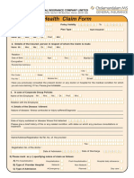 MS Health Claim Form