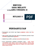 Kuliah 5 Bmu556