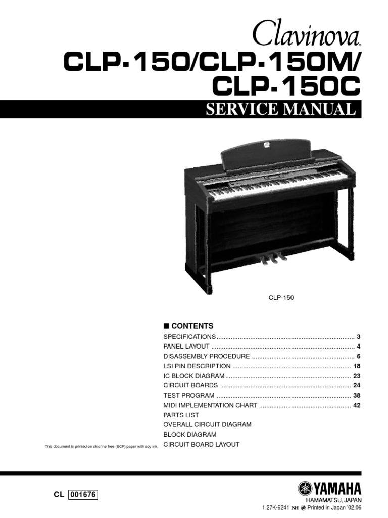 CLP-150/CLP-150M/ CLP-150C: Service Manual | PDF | Electrical Connector ...
