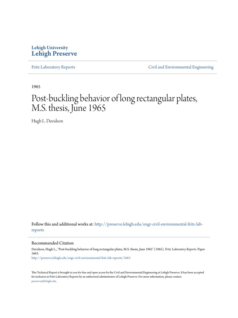 Euler buckling example image