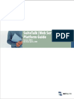 Suite Talk Web Services Platform Guide