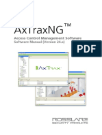 AxTraxNG Software Installation and User Manual 100614 PDF