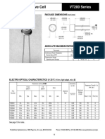 Photoconductive Cell: VT200 Series