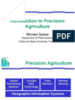 Introduction To Precision Agriculture: Michael Spiess
