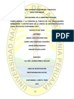 Proyecto de Tesis Sobre El Clima Laboral y Atención Al Público TERMINADO