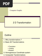 2 D Transformation: Computer Graphic