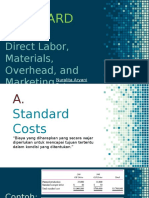 Chapter 12 Standard Costs & 13 Variance Overhead